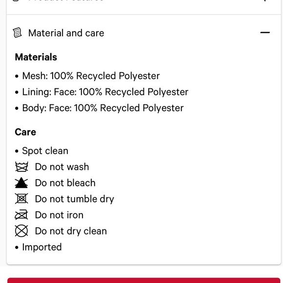 NEW! Disney x lululemon Everywhere Belt Bag - Red/ Dark Pink - Picture 6 of 9